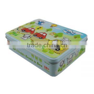 rectangle metal tin box