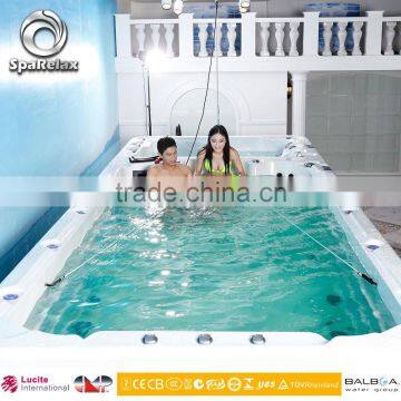 Europe Luxury Acrylic 6 Meter Endless Swimming Pool Spa Outdoor Spa Pool/Swimming Spa photo-4