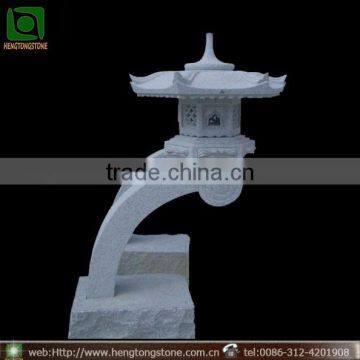 Outdoor Granite Lantern Carving