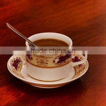 Haonai High Quality Bone China Tea Drinking Cups Set,cafe Cup and Saucer Set photo-4