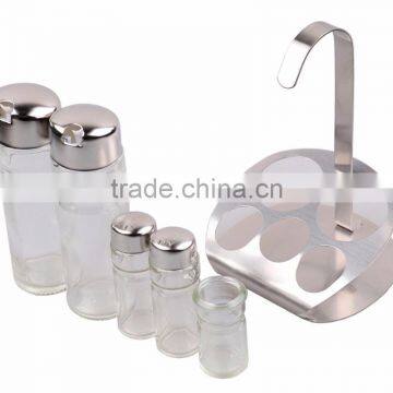 4PCS Condiment Sets/Glass Cruet Set /Oil and Vinegar Cruet Set photo-6