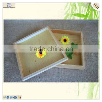 Heze Candy Holder Plain Lid Pine Suitcase Box photo-6