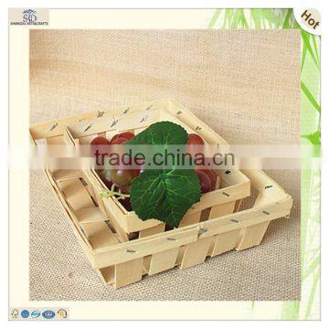Disposable Fruits Sushi Serving Place Wood Veneer Tray photo-6