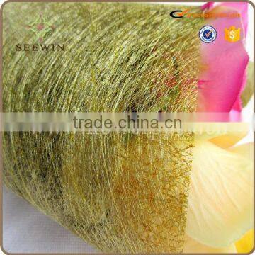 Golden Long fiber non woven fabric for flower arrangement