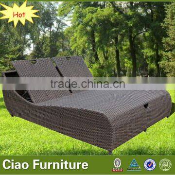 inflatable double lane pool slide rattan outdoor double bed