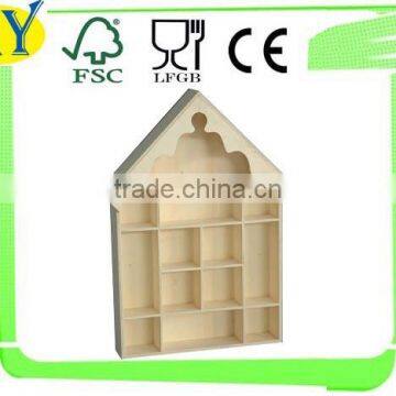 wholesale natural wooden wall display decor