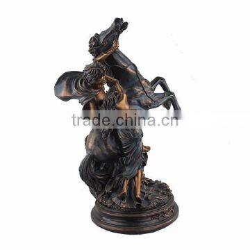 Modern Horse Statue Garden Deocr Lover Erotic Bronze Sculpture photo-5