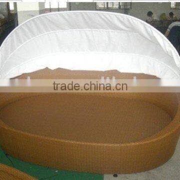 rattan bed