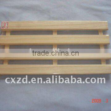 Simple Design Wooden Floor Mat Can be Use for Flower Pot