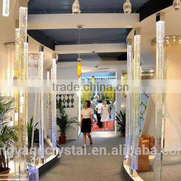 Wholesale Glass Pillars With Colorful Bubble for Partition photo-3