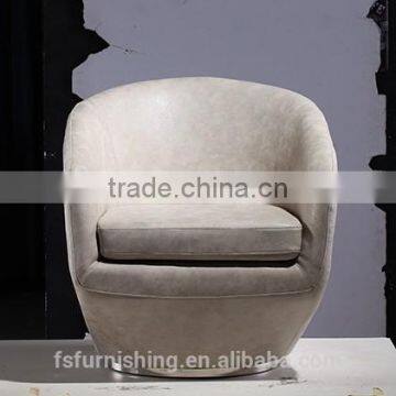 YYA027Factory Customized Swivel Leather Modern Club Chair photo-2