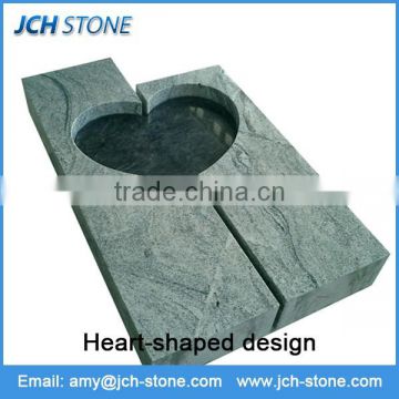 Best selling heart shaped tombstone