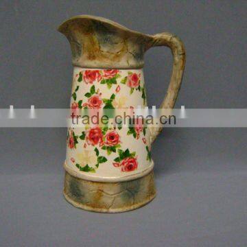 earthenware pitcher