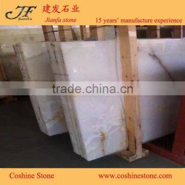 2015 Popular Natural Stone White Onyx Stone for Wall Stone Tiles photo-3