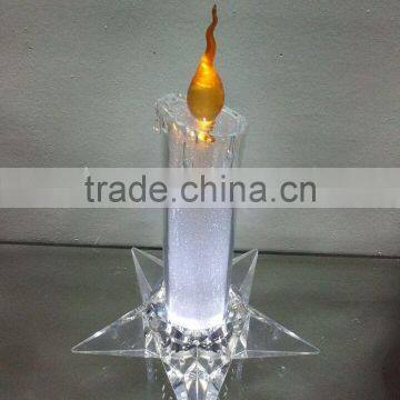 Acrylic Artificial Decoration LED Flameless Party Candle Light photo-5