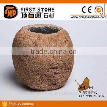 FSAV-S007 Round Artificial Stone Pots For Plants