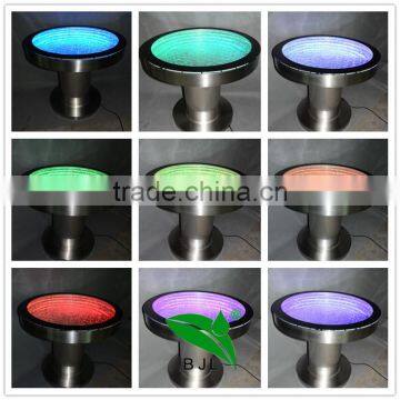 Beautiful Battery Driver Round Bar Table ,Fantastic LED Light and Water Bubble Moving Table photo-6