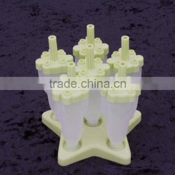 BPA Free 5 Lolly Plastic Ice Popsicle Mold photo-2