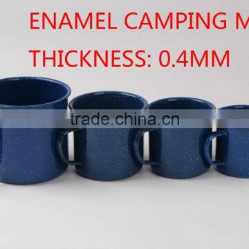 Big Size Promotion Enamel Cup Printed Enamel Mugs