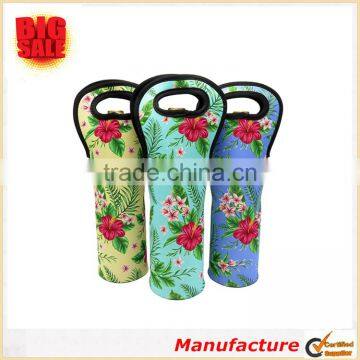 Neoprene Totes and Carriers For Wine Champagne Bottles Printing Tote Bag photo-2