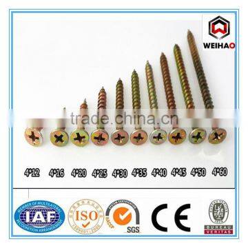 High quality all size chipboard screw used on doors and windows