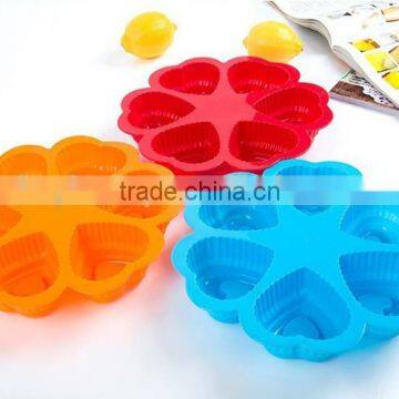 Heart Shaped cake Candy Jelly Silicone sugar craft Mould Mold Baking Pan Tray