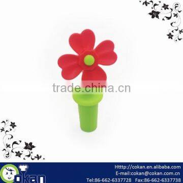 Flower Shape Silicone Wine Stopper,Silicone Wine Plug,Bottle Stopper CK-SL631