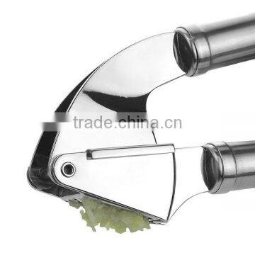 The Finest Quality Stainless Steel Garlic Press Mincer Peeler Brush Crusher Set photo-6