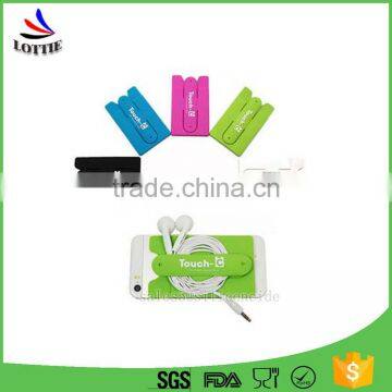 LOTTIE Supply Universal Silicone Rubber Credit Card Holder Simple Silicone Card Holder photo-5