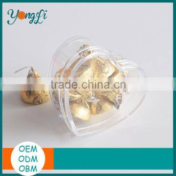 Decrotive Packing Transparent Plastic Heart Shaped Chocolate Box photo-2