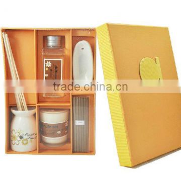 Xiamen Apple Aroma Candle Essential Oil Reed Diffuser & Incense Stick Gift Set