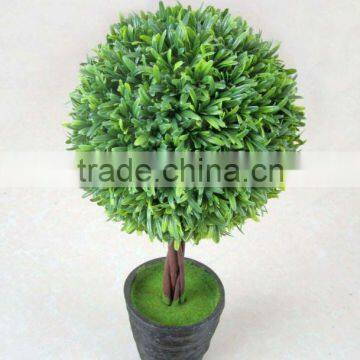 Artificial boxwood topiary plant