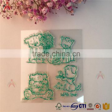 Yingcheng funnyman notary clear stamp for scrapbooking