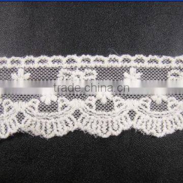 Newest design dressing wholesale lace trim for ladies clothes