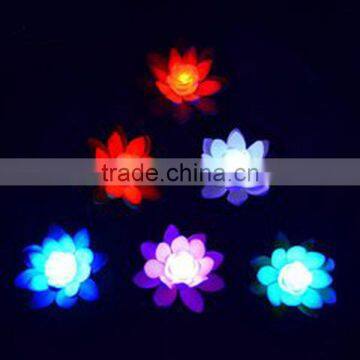 wedding artificial lotus floating led flowers