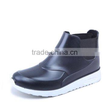 New Design Hotsale Fashion Men Women Unisex Low Cut Ankle Summer Spring PVC Rain Boot Rainshoes Gumboot With Elastic Gore photo-6