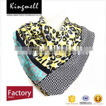 Colorful Digital Printed Silk Scarf for Ladies in Spring and Summer photo-4