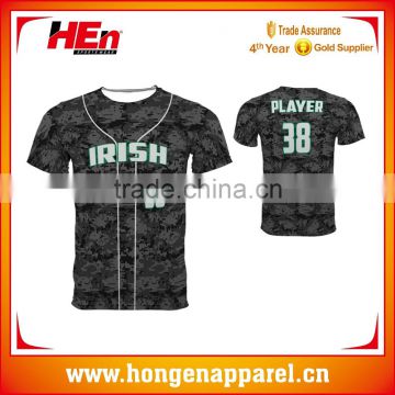 Hongen apparel Tackle twill logo custom design baseball shirt baseball jersey beseball pant wholesale