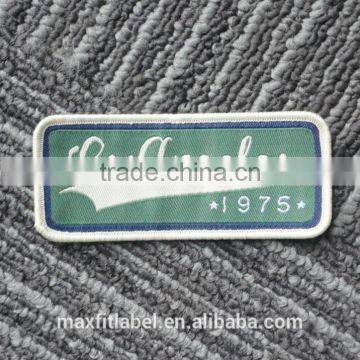 China Factory High Quality Cheap Custom Head Woven Badge photo-4