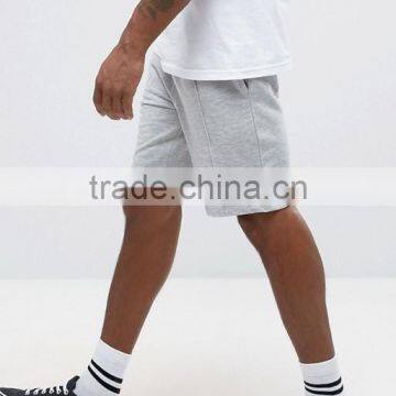 High Quality New Design Custom Drawstring Waist 65% Cotton 35% Polyester Breathable Jersey Men's Fleece Sweat Running Shorts photo-4