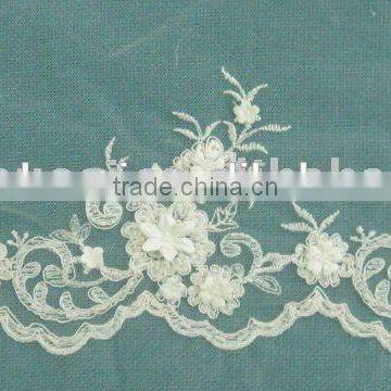 Newest Attractive velvet lace fabric