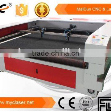 MC-1610 auto feed leather shoes CO2 laser cutting machine with soft materials