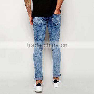 Fashion Pantlones Plain Best Selling Good Quality Slim Jeans photo-2