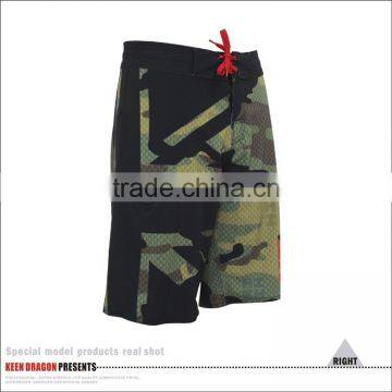 High Quality Nylon Soft Shell Board Shorts Fashionable Sportswear Gym Fitness Shorts photo-5