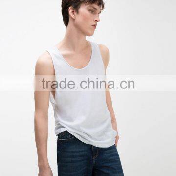 Casual Plain Organic Cotton Tank Tops Wholesale photo-2