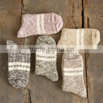 zm334454a import cheap wholesale winter thick socks simple knit socks for women