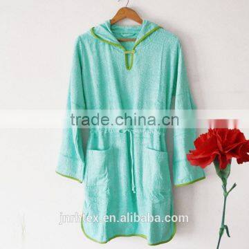 Wholesale Lady fashion 100% cotton bathrobe made in china