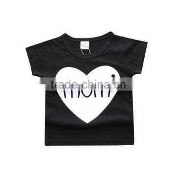 S17509A New Children Kids Girl T Shirt Heart Short Sleeve T Shirt photo-2