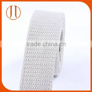 creamy-white 3.8CM universal Cotton webbing weaving fabric belt strap