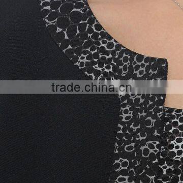 Custom High Quality Cheeap Black Fancy Blouse Designs European Dress Women's Suit Wholesale photo-3